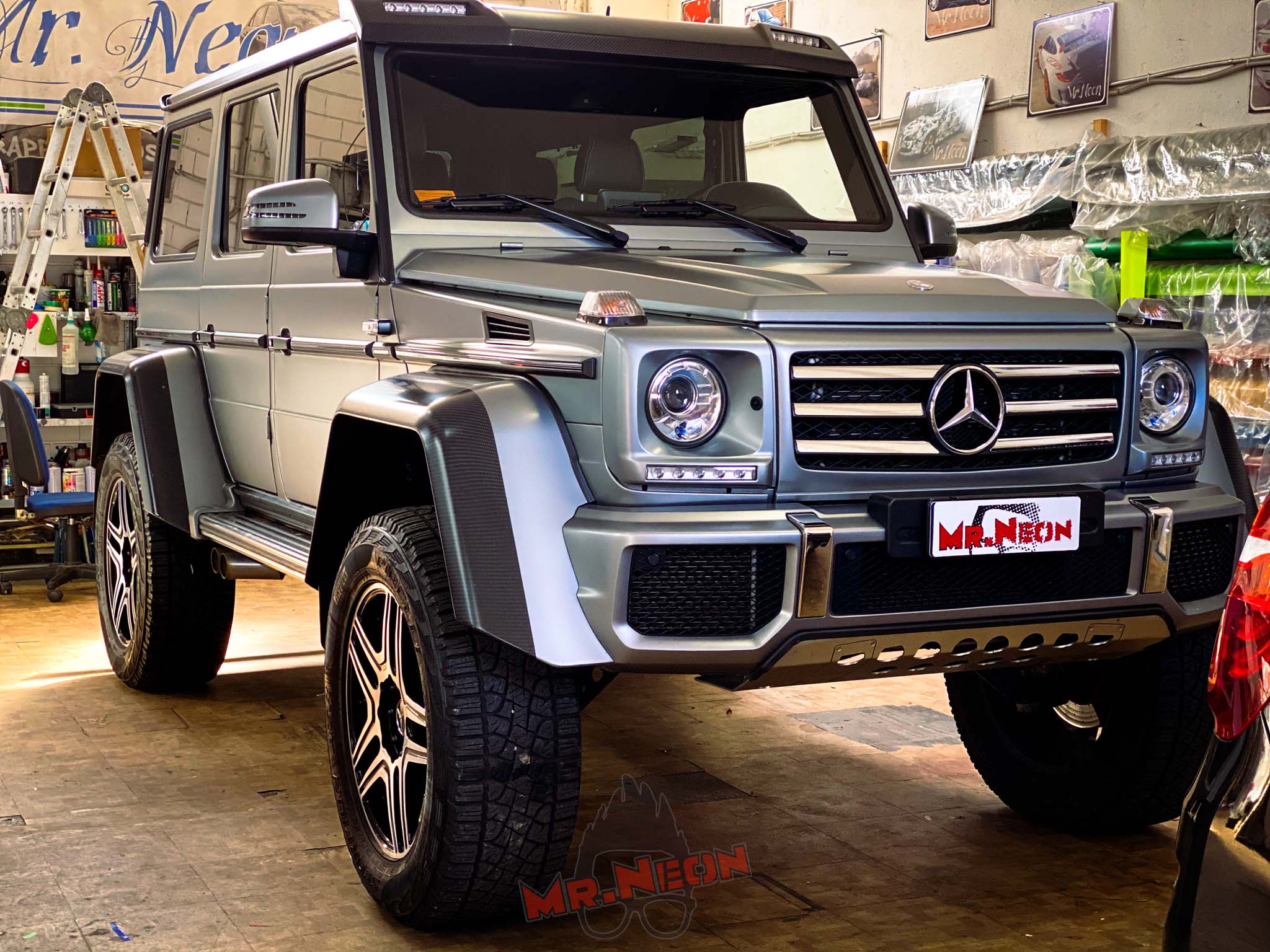 wrapping mercedes g500 frontale